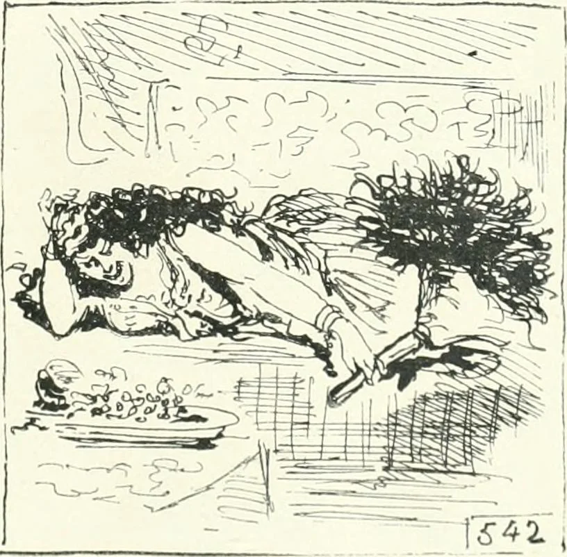 An illustration from Cham, 1853, leaf 250