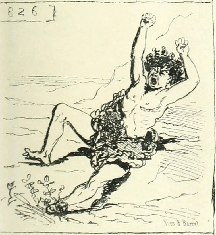 An illustration from Cham, 1853, leaf 252