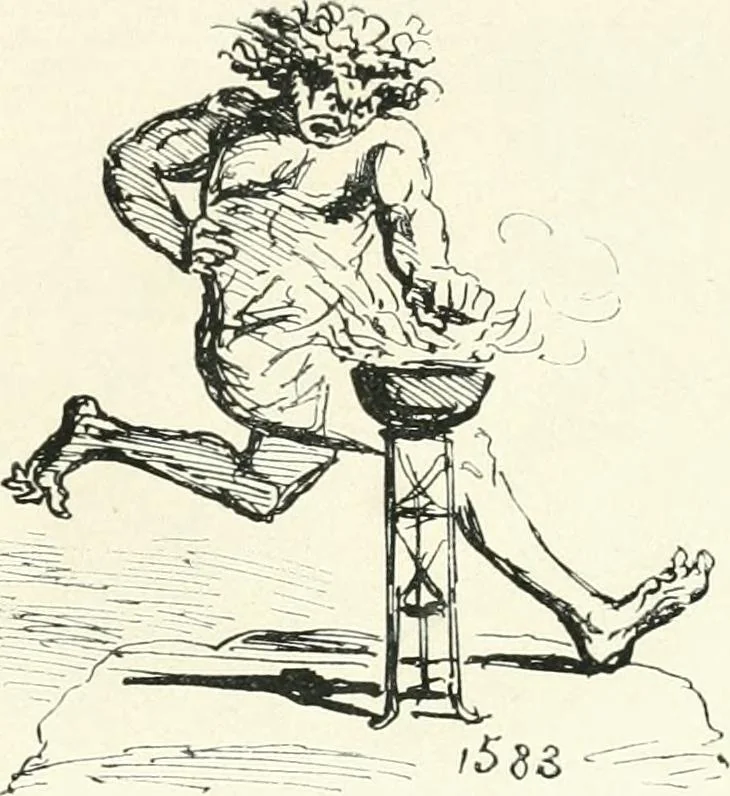 An illustration from Cham, 1853, leaf 256