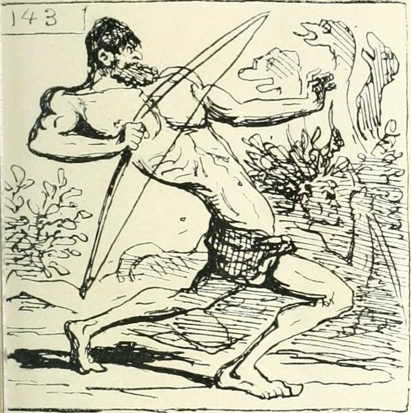 An illustration from Cham, 1853, leaf 258