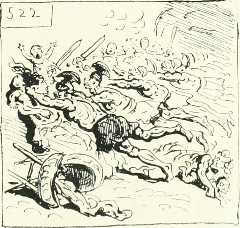 An illustration from Cham, 1853, leaf 258