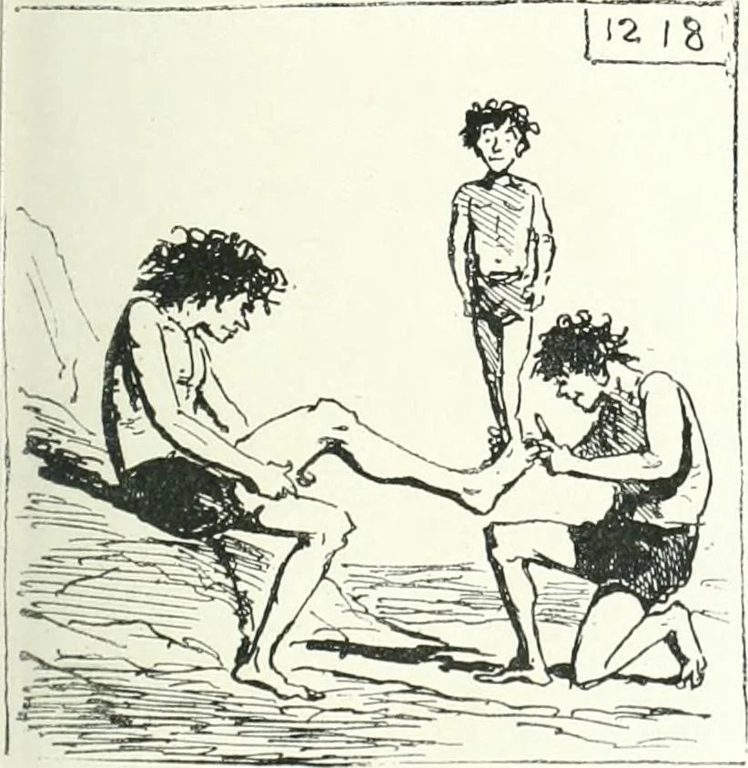 An illustration from Cham, 1853, leaf 270