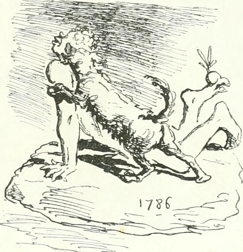 An illustration from Cham, 1853, leaf 276