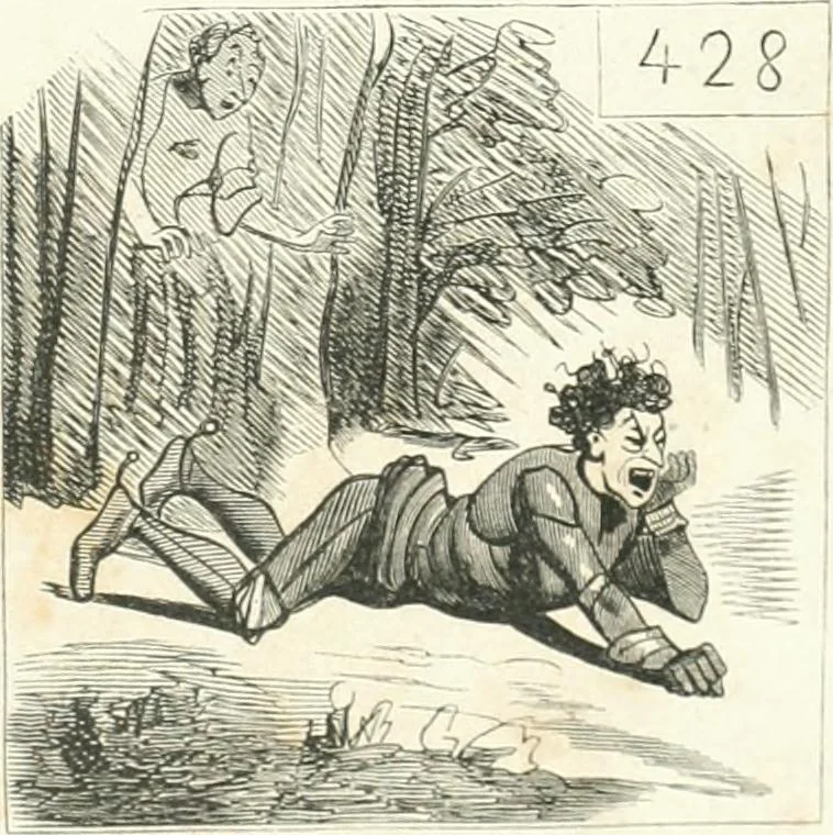 An illustration from Cham, 1853, leaf 28