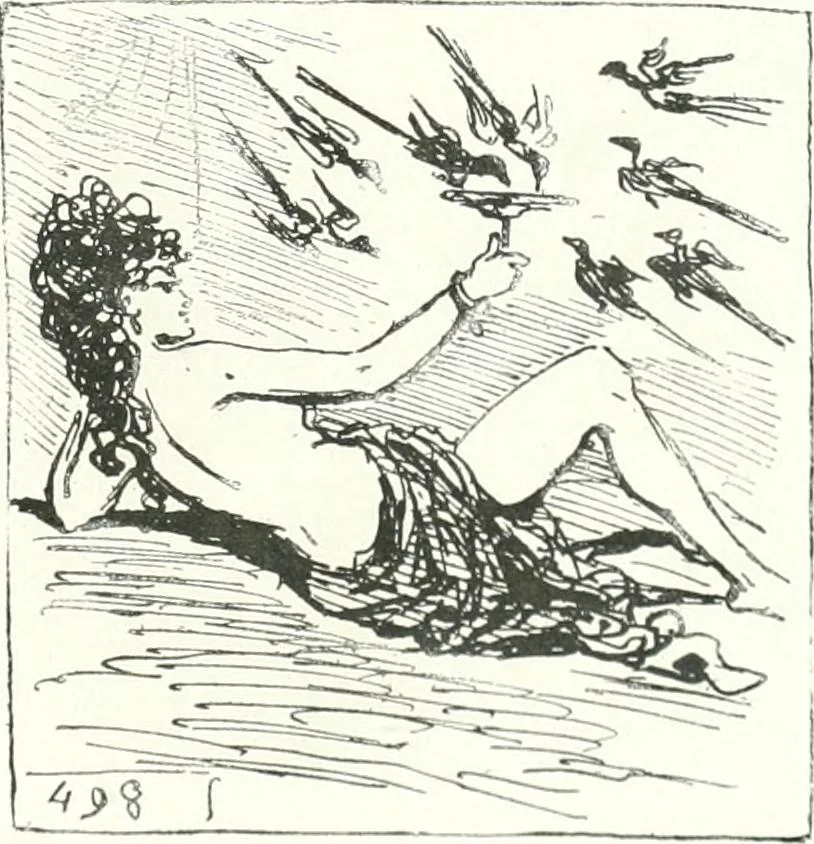 An illustration from Cham, 1853, leaf 282