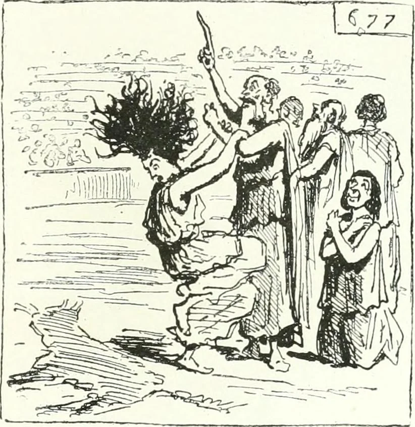 An illustration from Cham, 1853, leaf 284
