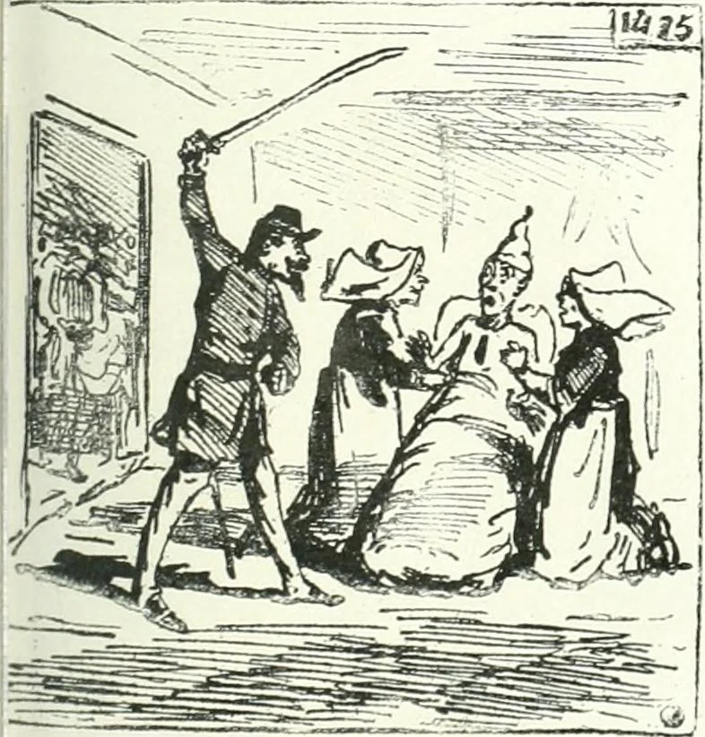 An illustration from Cham, 1853, leaf 294