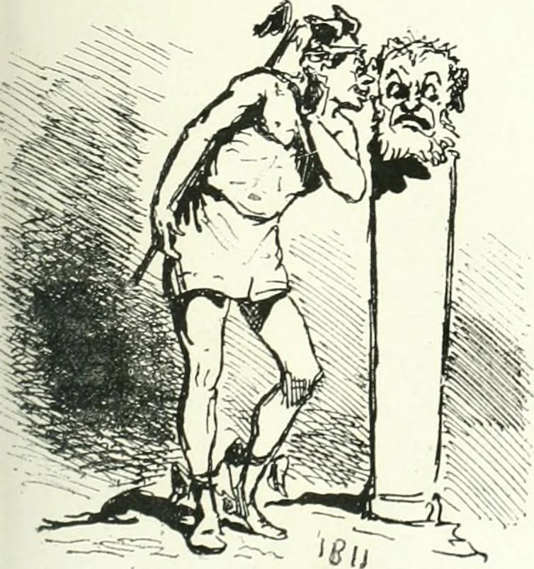 An illustration from Cham, 1853, leaf 296