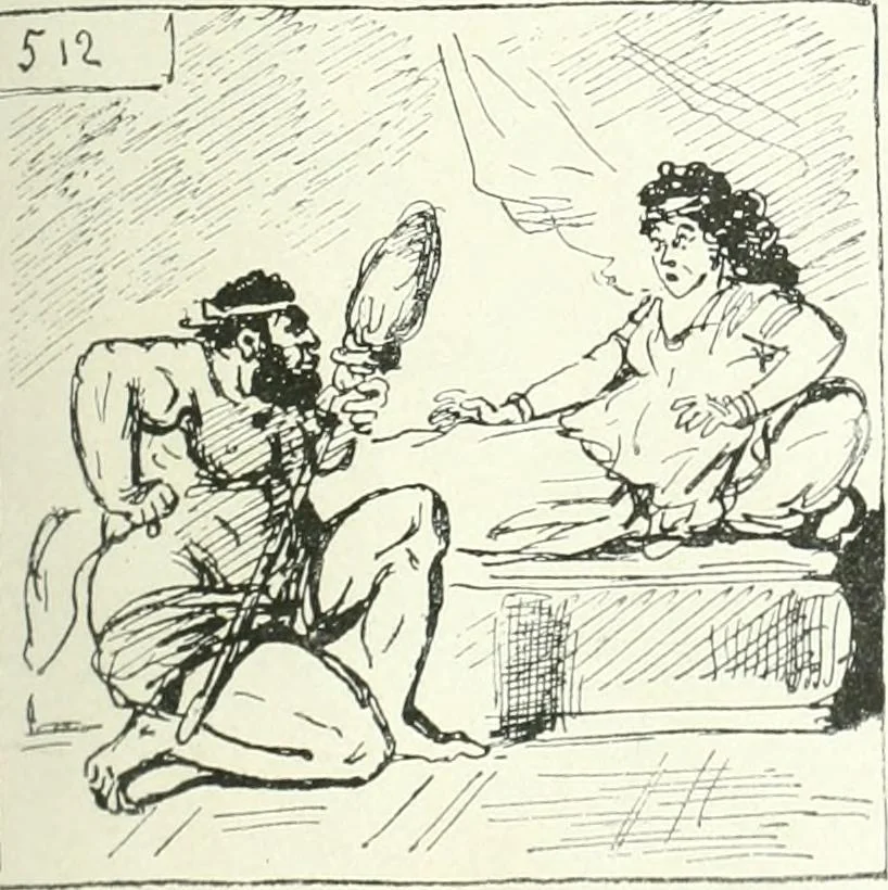 An illustration from Cham, 1853, leaf 302