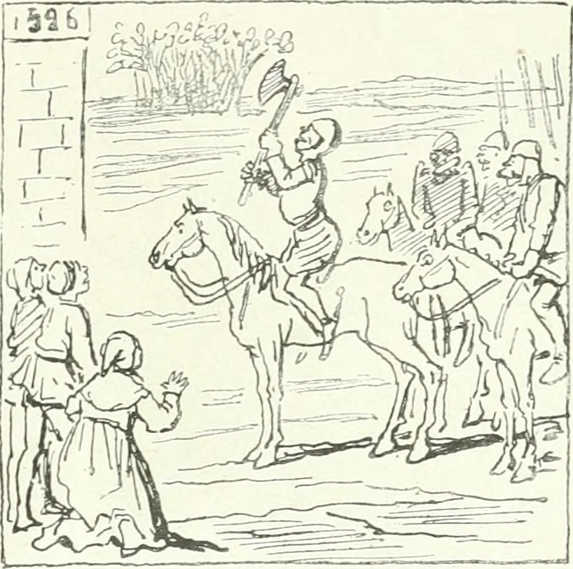 An illustration from Cham, 1853, leaf 304