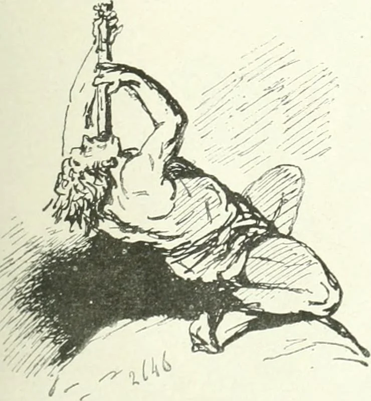 An illustration from Cham, 1853, leaf 304