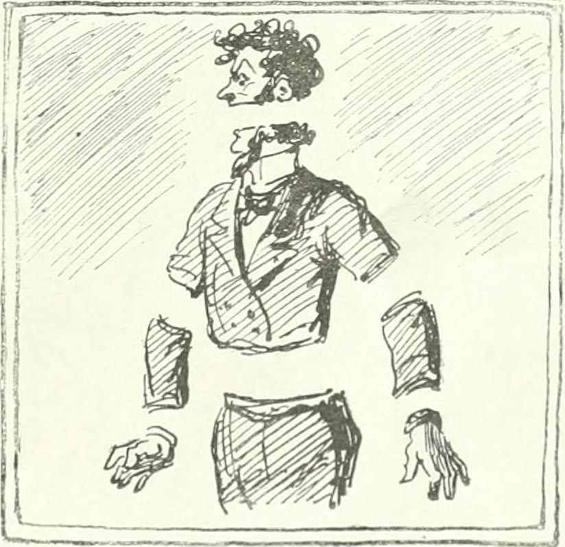 An illustration from Cham, 1853, leaf 304