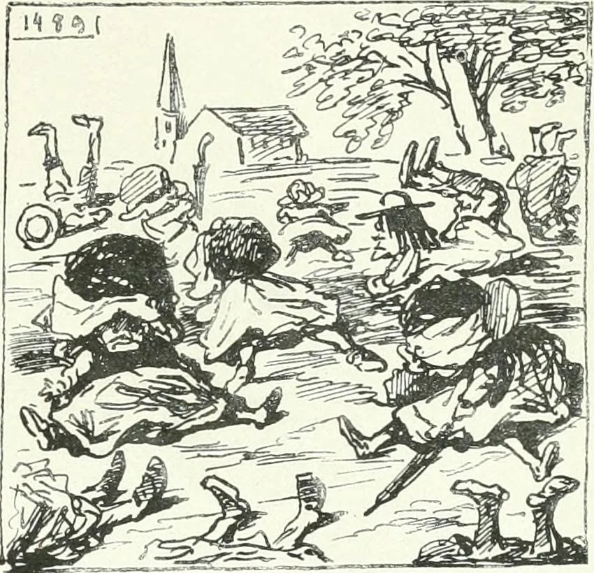 An illustration from Cham, 1853, leaf 308