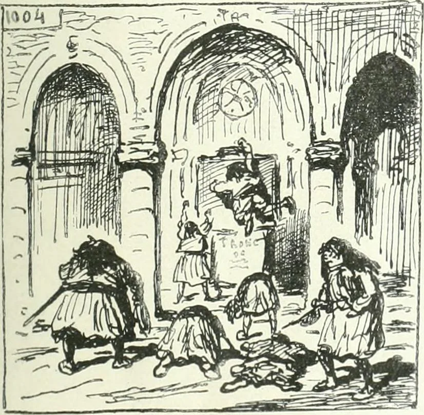 An illustration from Cham, 1853, leaf 308