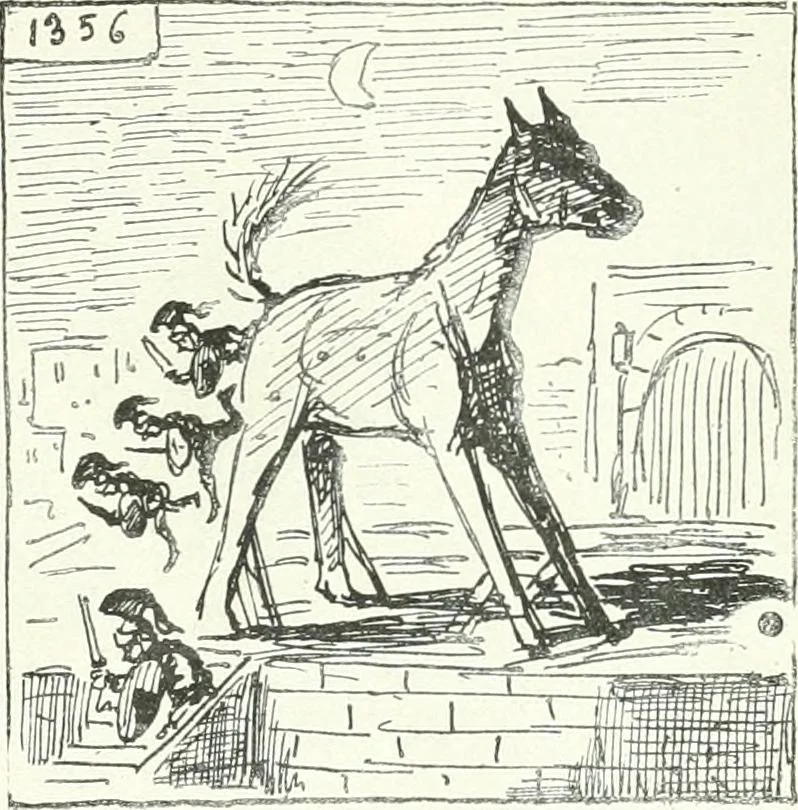 An illustration from Cham, 1853, leaf 310