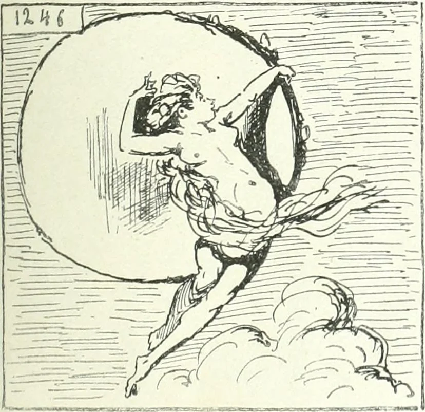 An illustration from Cham, 1853, leaf 310
