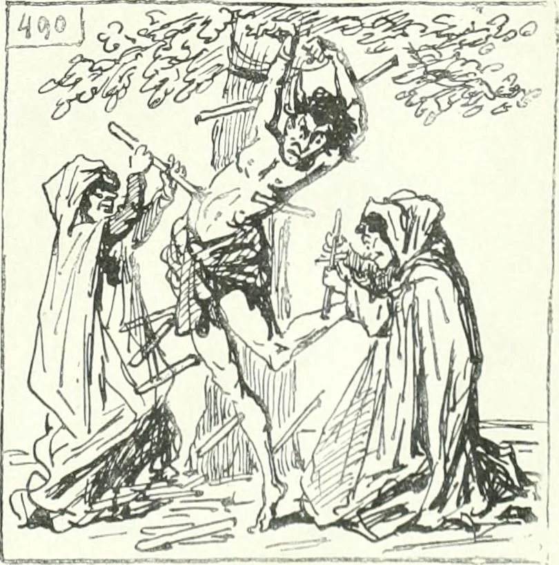 An illustration from Cham, 1853, leaf 310