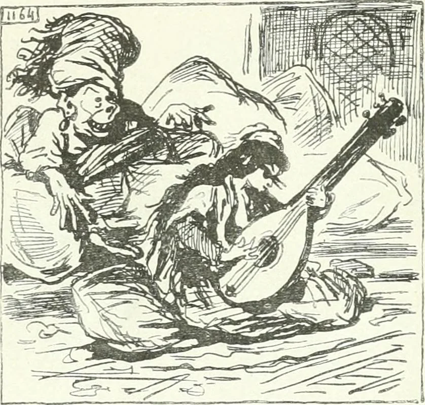 An illustration from Cham, 1853, leaf 312