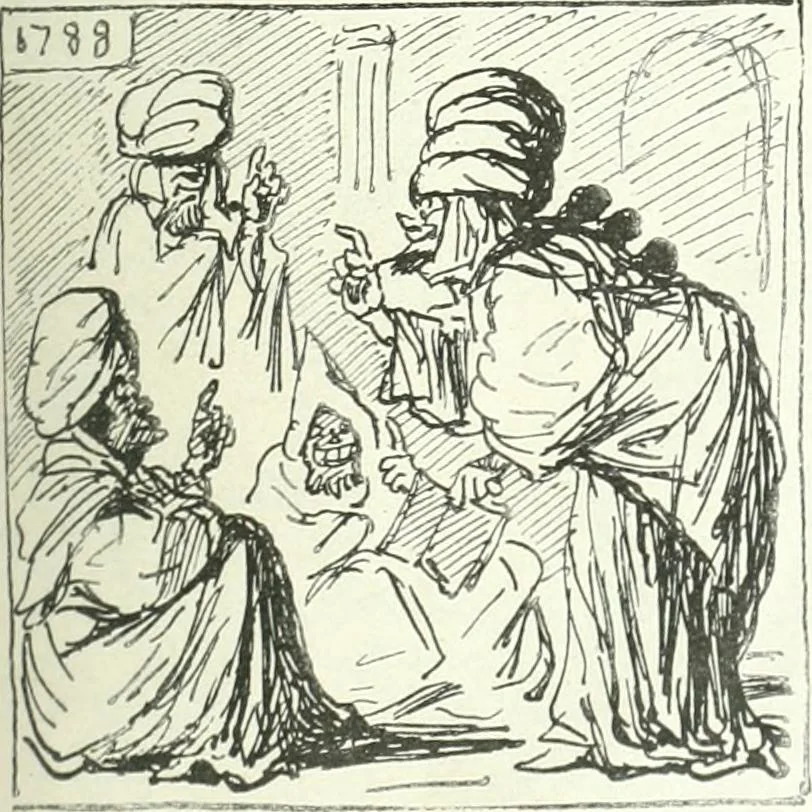 An illustration from Cham, 1853, leaf 314