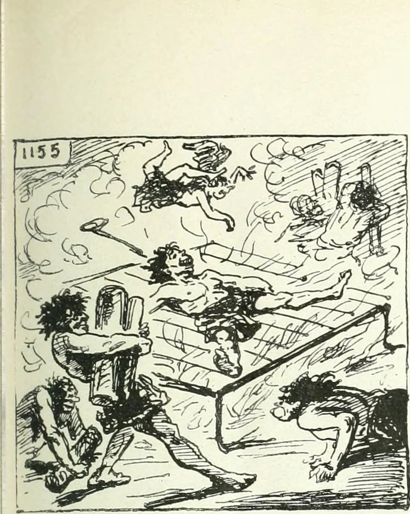 An illustration from Cham, 1853, leaf 316