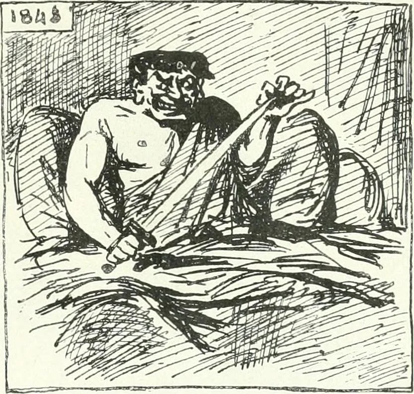 An illustration from Cham, 1853, leaf 316