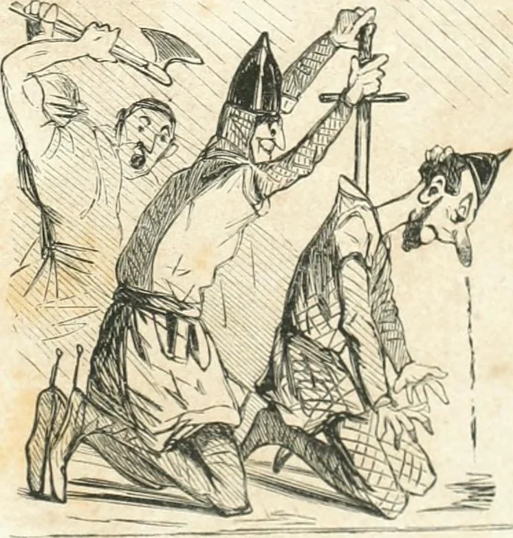 An illustration from Cham, 1853, leaf 32