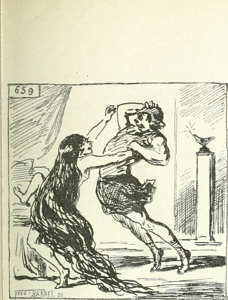 An illustration from Cham, 1853, leaf 320