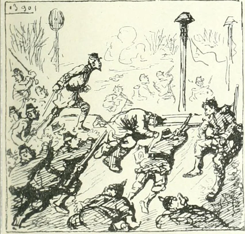 An illustration from Cham, 1853, leaf 322