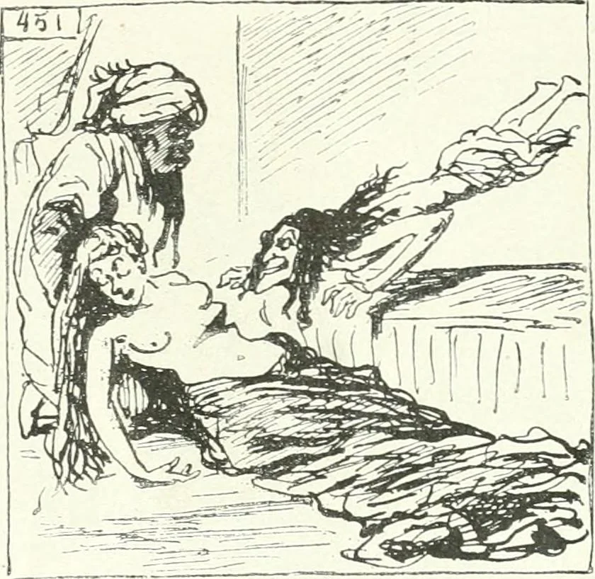 An illustration from Cham, 1853, leaf 324