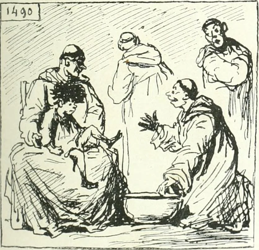 An illustration from Cham, 1853, leaf 326