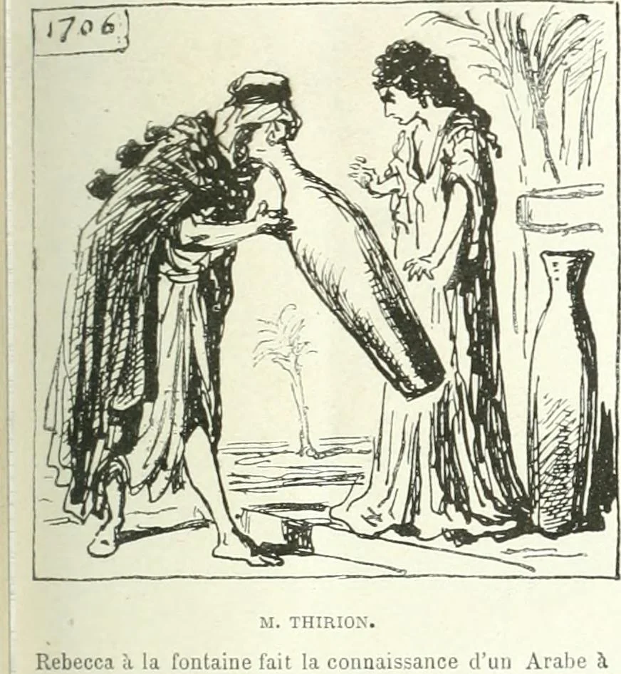 An illustration from Cham, 1853, leaf 328