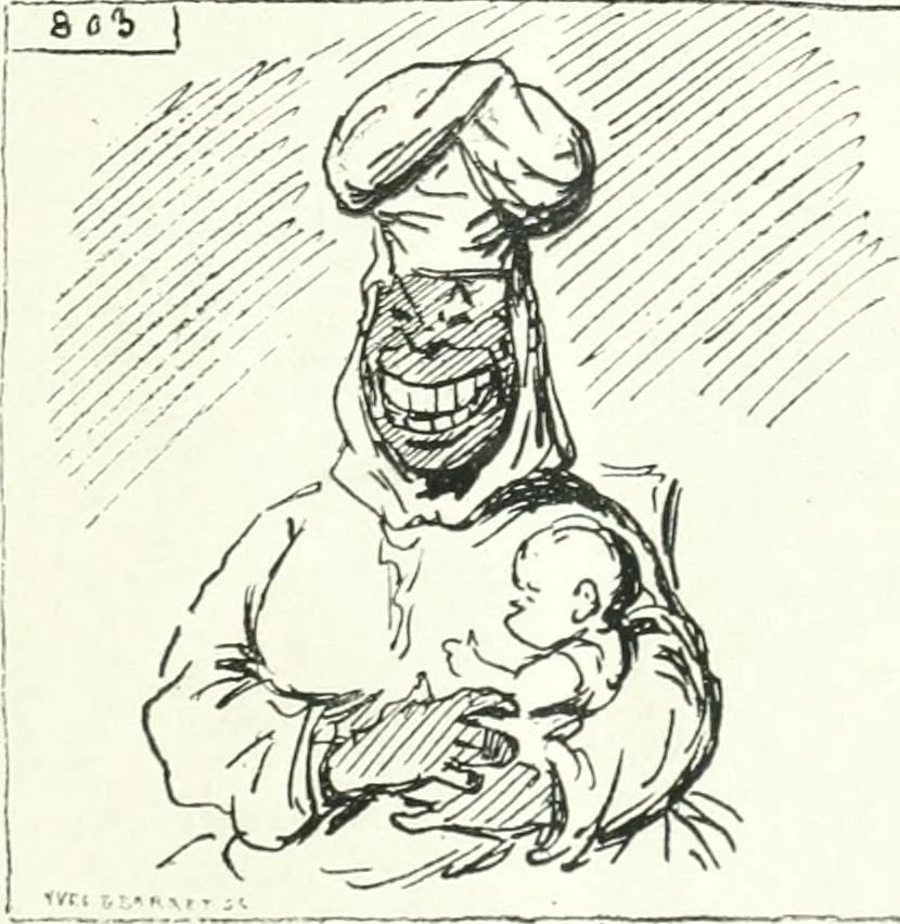 An illustration from Cham, 1853, leaf 330
