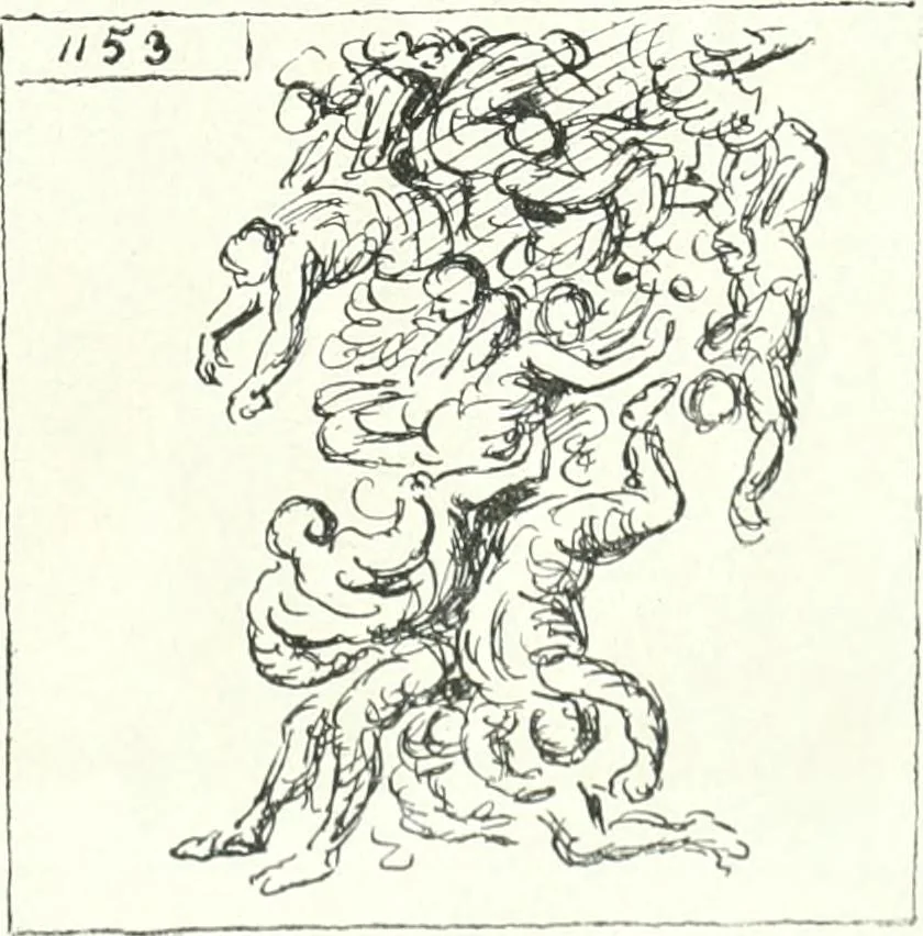 An illustration from Cham, 1853, leaf 334