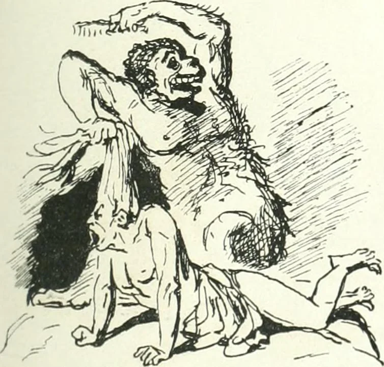 An illustration from Cham, 1853, leaf 340