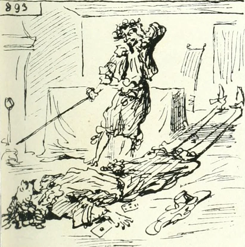 An illustration from Cham, 1853, leaf 346