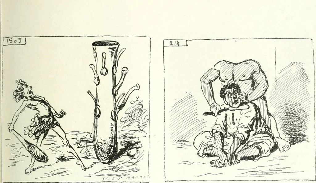 An illustration from Cham, 1853, leaf 354