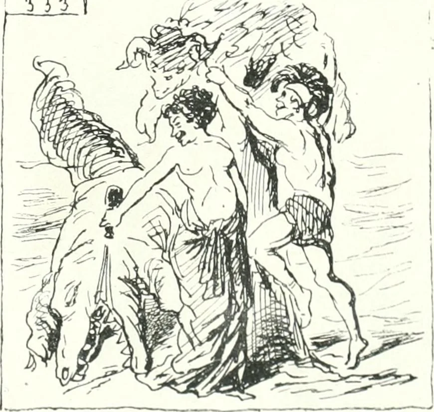 An illustration from Cham, 1853, leaf 356