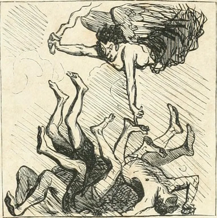 An illustration from Cham, 1853, leaf 36