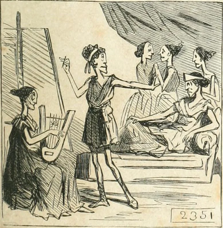 An illustration from Cham, 1853, leaf 36