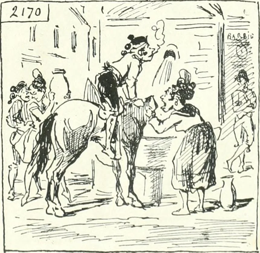 An illustration from Cham, 1853, leaf 366