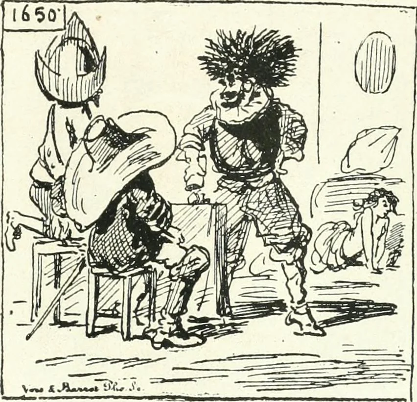 An illustration from Cham, 1853, leaf 368