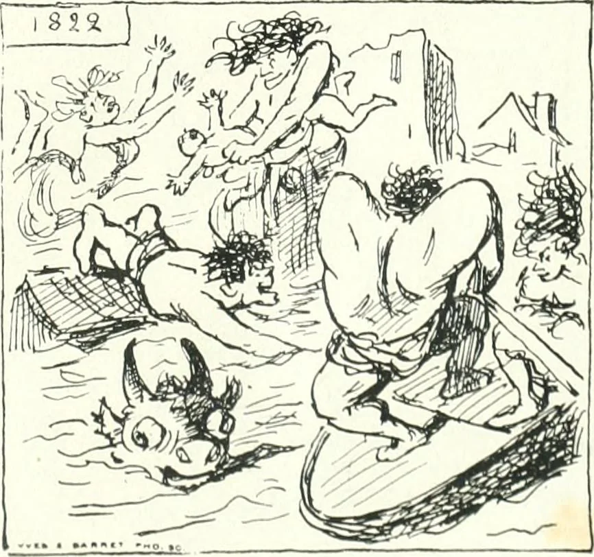 An illustration from Cham, 1853, leaf 372