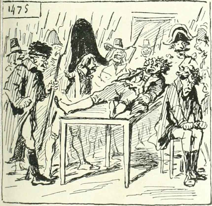 An illustration from Cham, 1853, leaf 374