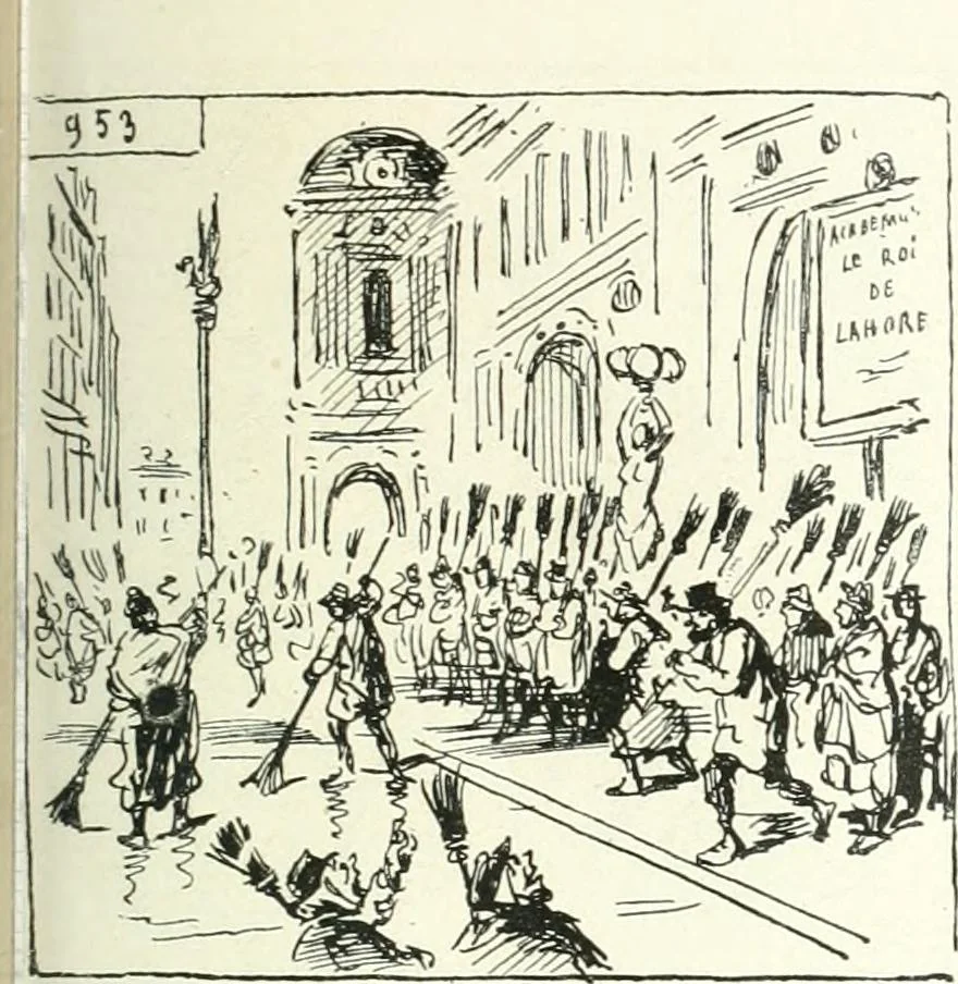 An illustration from Cham, 1853, leaf 376