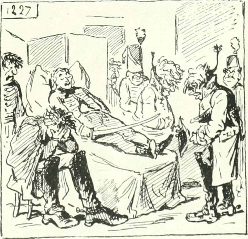 An illustration from Cham, 1853, leaf 376