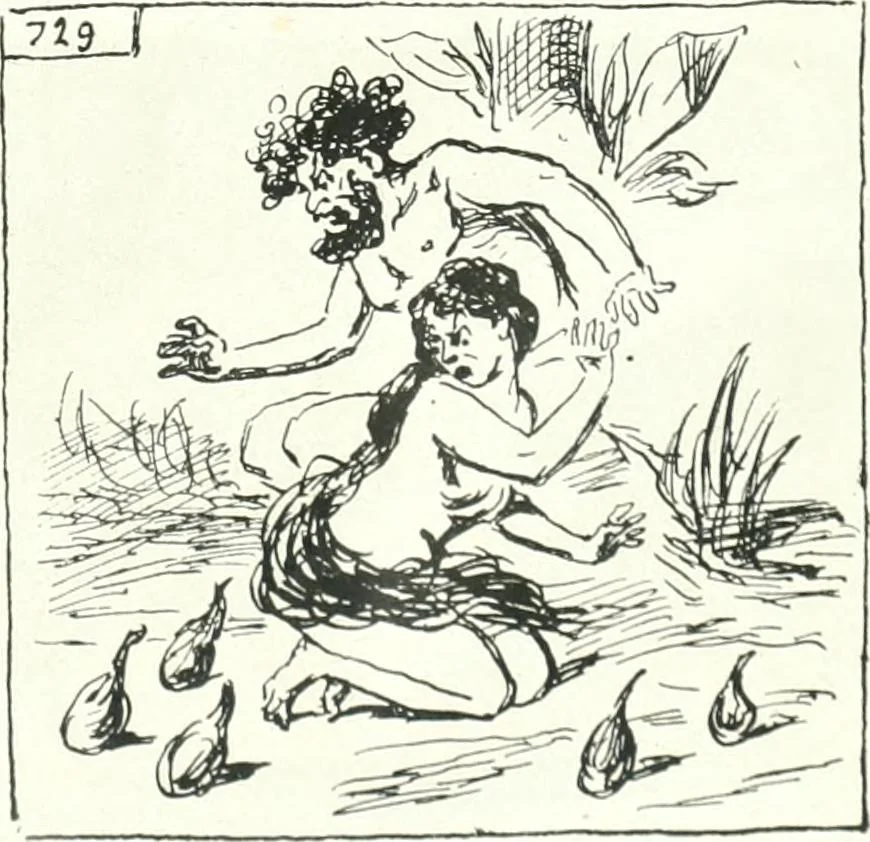 An illustration from Cham, 1853, leaf 378