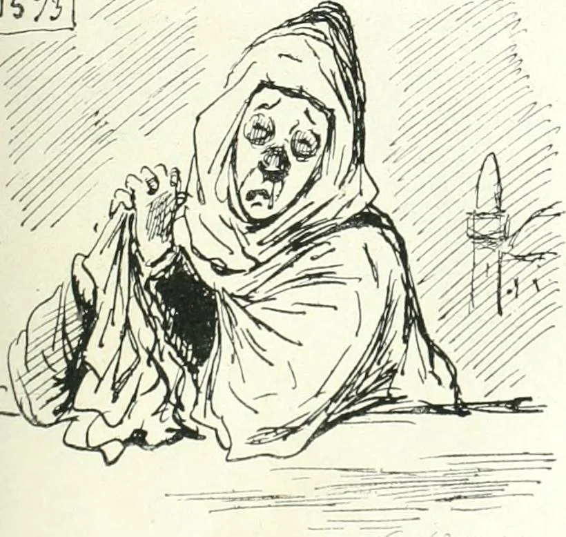 An illustration from Cham, 1853, leaf 382