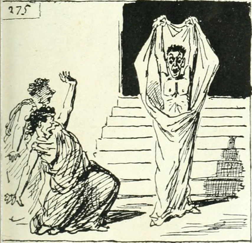 An illustration from Cham, 1853, leaf 386