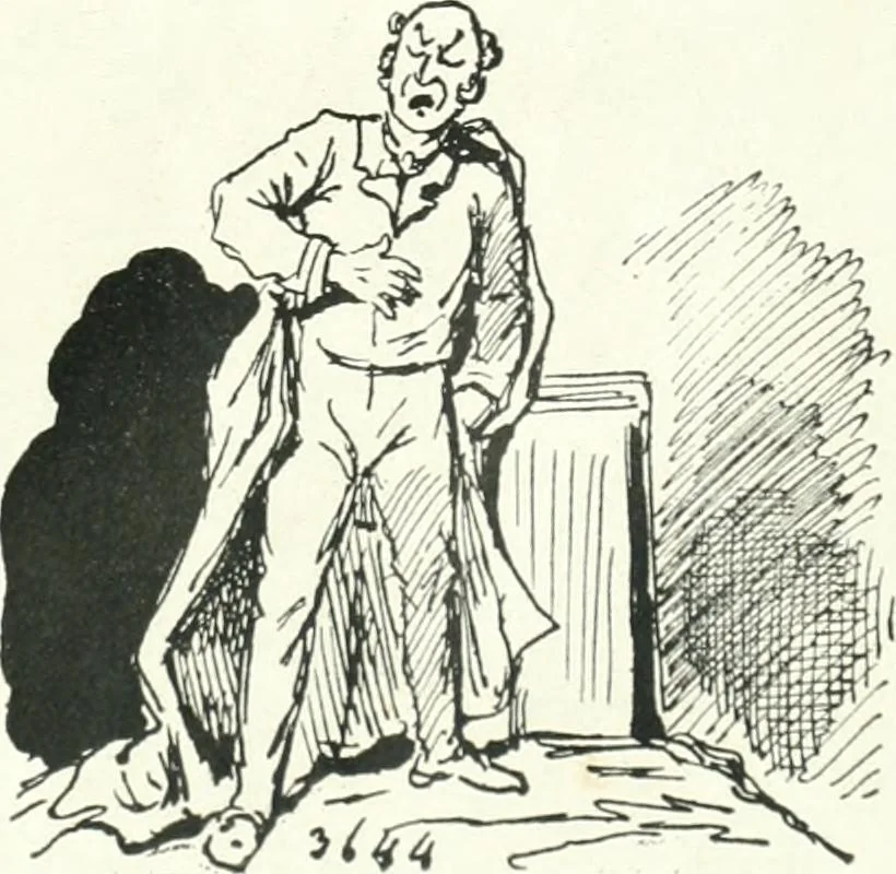 An illustration from Cham, 1853, leaf 386
