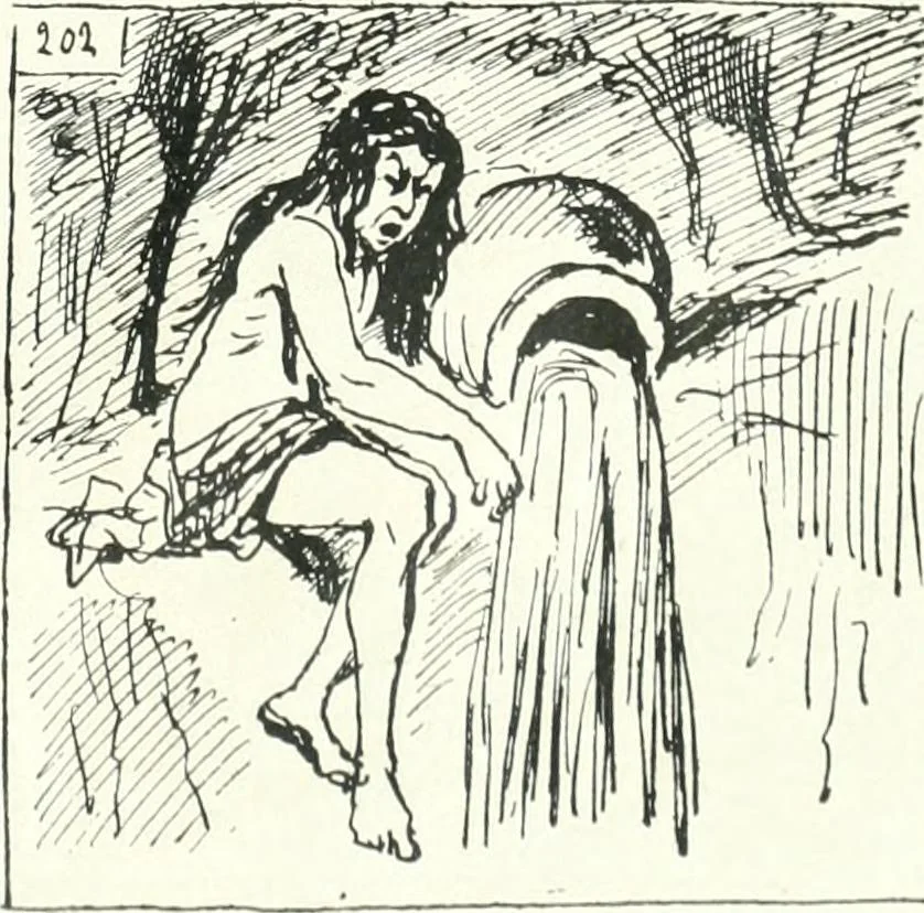 An illustration from Cham, 1853, leaf 390